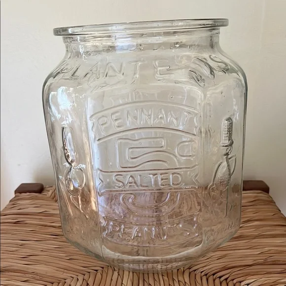 Vintage Glass Planter’s Peanut Jar - Picture 1 of 10